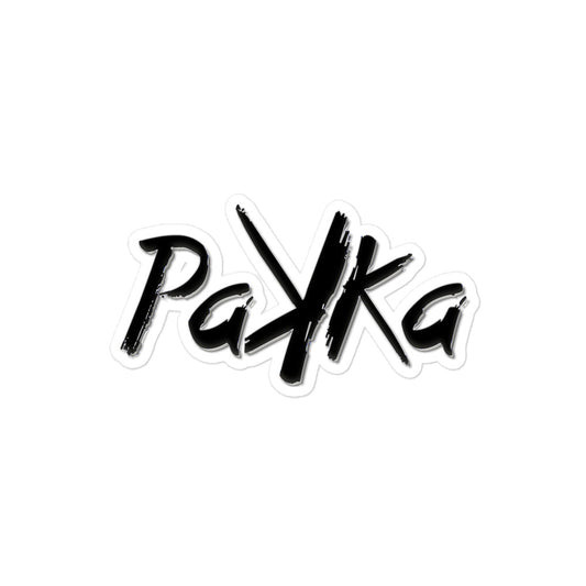 Bubble-free sticker • Pakka Logo